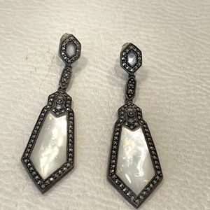 Silver Pearl Earrings